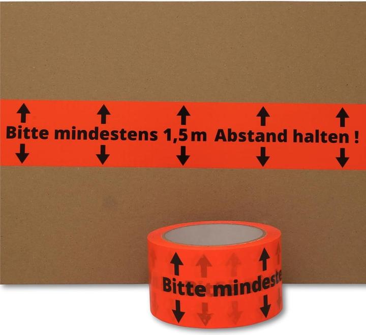 Actual product image GWS Hinweis Klebeband - Abstand halten (60 mm)