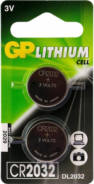 GP Batteries Lithium CR2032 (2 Stk., CR2032, 220 mAh)