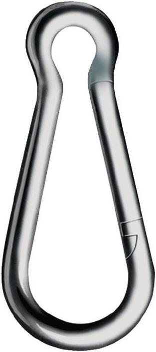 Actual product image Kleinsorge Snap hook DIN 5299, form C length 100 mm wire thickness 10 mm load capacity 350 kg galvanic ve...