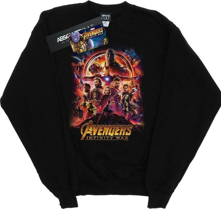 Immagine prodotto Avengers Infinity War Movie Poster Felpa Ragazzi (152, 158)