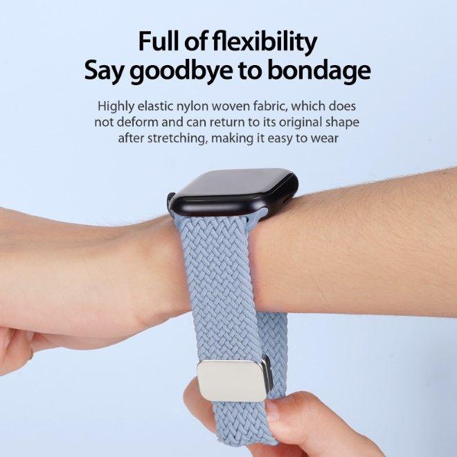 Image du produit Dux Ducis Mixture Pro Bracelet Apple Watch 38mm/40mm/41mm - Bleu clair (41 mm, 38 mm, 40 mm, Nylon)