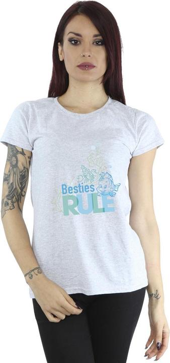 Actual product image Disney Womens/Ladies The Little Mermaid Besties Cotton T-Shirt (M)