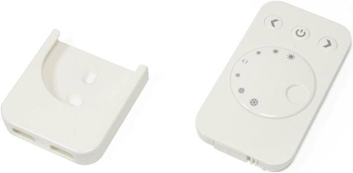 L&S LED radio remote control Frankfurt series incl. wall bracket 1-channel white