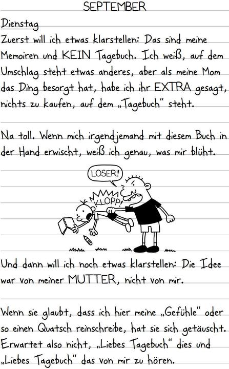 Immagine prodotto Gregs Tagebuch 01. Von Idioten umzingelt (Tedesco, Jeff Kinney., Dietmar Schmidt, 2011)