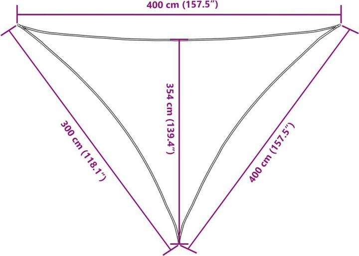 Actual product image VidaXL Awning (300 x 400 x 400 cm)