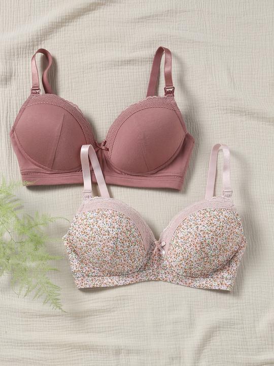 Vertbaudet 2-pack of padded nursing bras