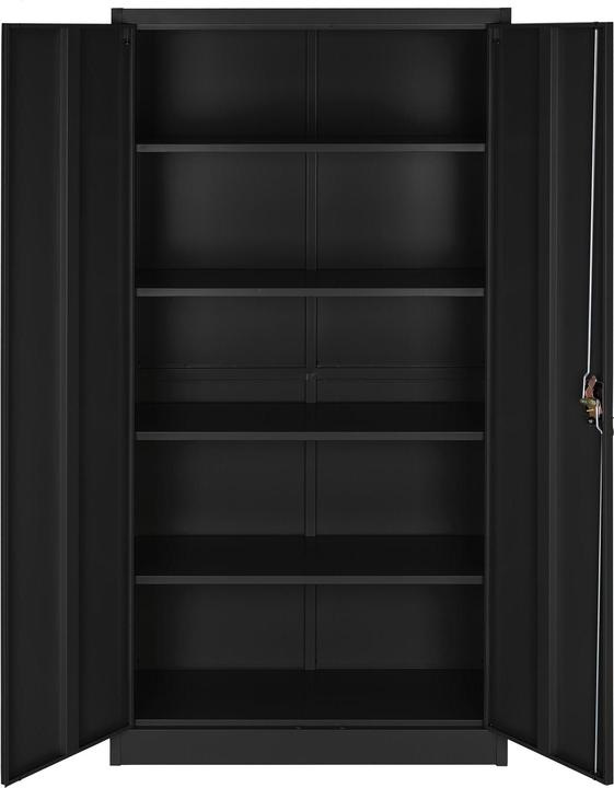 Actual product image tectake 4x Filing cabinet with 5 shelves (180 x 90 x 40 cm)