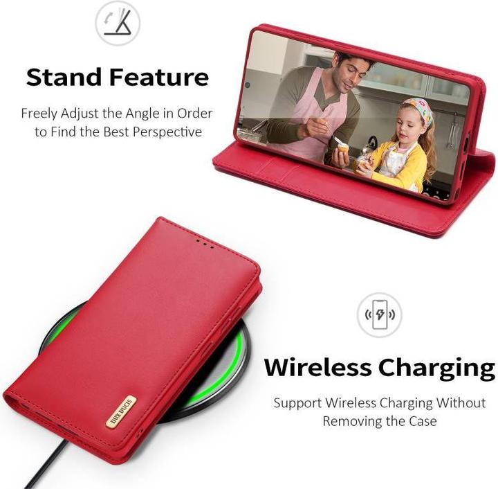 Image du produit Dux Ducis Hivo Series Leder Bookcover Hülle (Samsung Galaxy S25 Ultra)