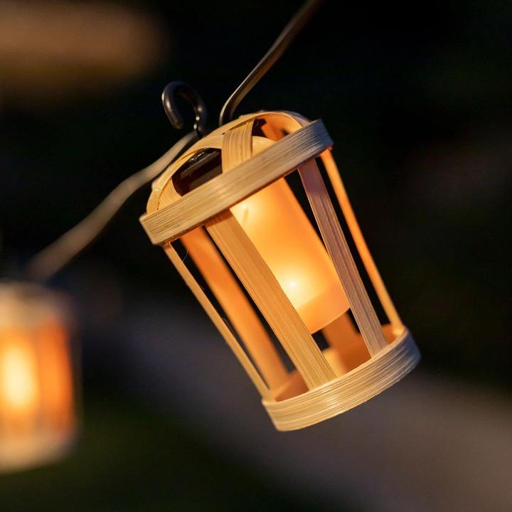 Immagine prodotto Newgarden HIAMA LED x10, luci fiabesche 5m, per esterni e interni con effetto fiamma IP44 (5 m)