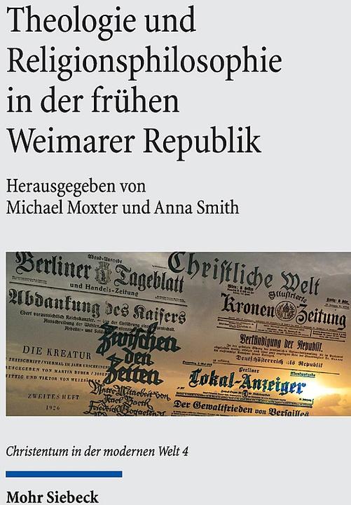 Image du produit Théologie et philosophie de la religion au début de la République de Weimar (Allemand, Anna Smith, Michael Moxter, 2023)