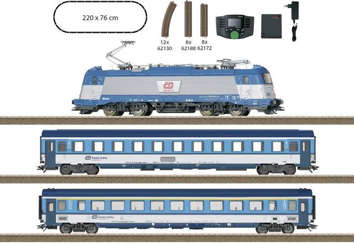 Immagine prodotto Trix H0 21505 H0 Starter pack digitale per treno passeggeri ČD (Traccia H0)