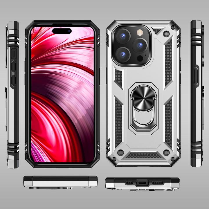Immagine prodotto Nalia Coperchio ad anello antiurto in stile militare (Apple iPhone 14 Pro Max)