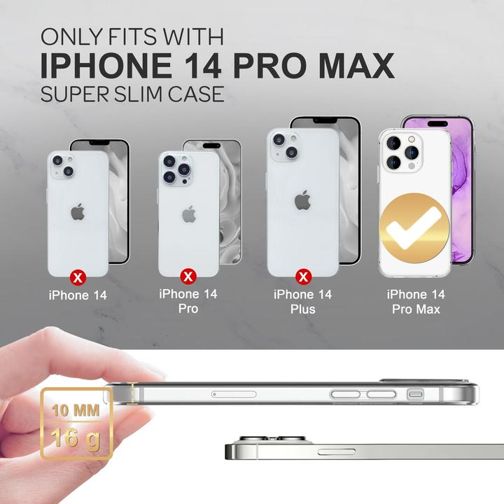 Produktbild Nalia Klare 360 Grad Hülle (Apple iPhone 14 Pro Max)