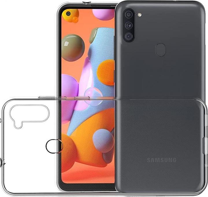 Actual product image Screenguard Samsung Galaxy M11 Flexible TPU Clear Case (Samsung Galaxy M11)