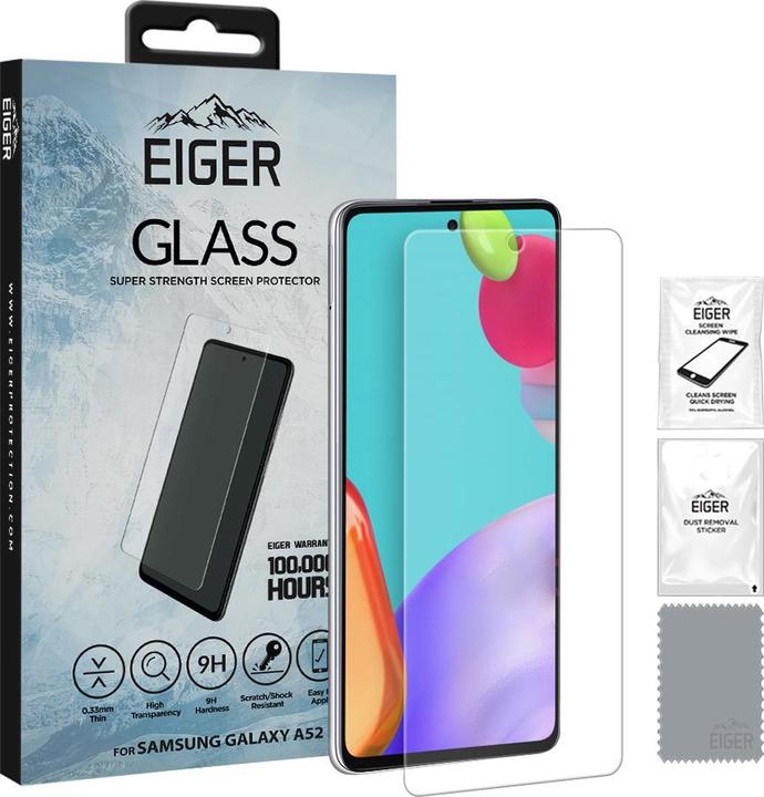Immagine prodotto Eiger Mountain Glass Clear (1 Pezzo/i, Samsung Galaxy A52, Samsung Galaxy A52s 5G)