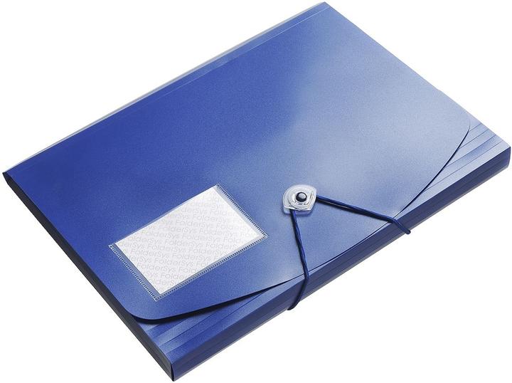 Productafbeelding Foldersys Map Jumbo A4 PP met elastische sluiting blauw (A4, 1 x)
