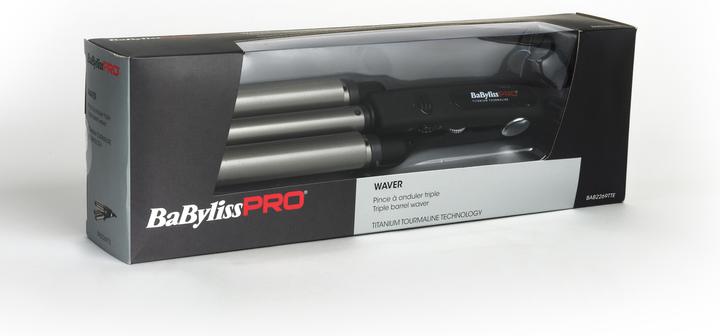 Actual product image BaByliss Pro Titanium Tourmaline triple barrel waver (19 mm, 22 mm)