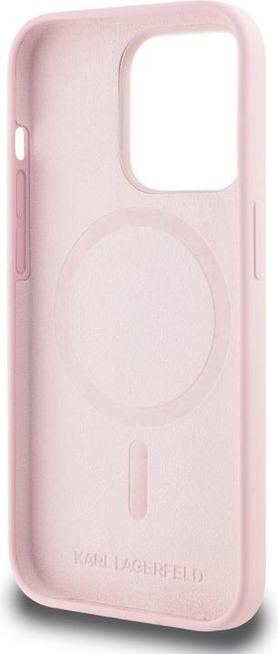 Immagine prodotto Karl Lagerfeld Custodia Liquid Silicone Karl e Choupette MagSafe per iPhone 14 Pro Rosa (Apple iPhone 14 Pro)