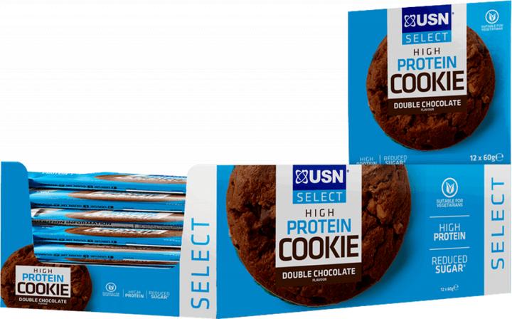 Actual product image USN Select Protein Cookie (Double chocolate, 12 pcs., 720 g)
