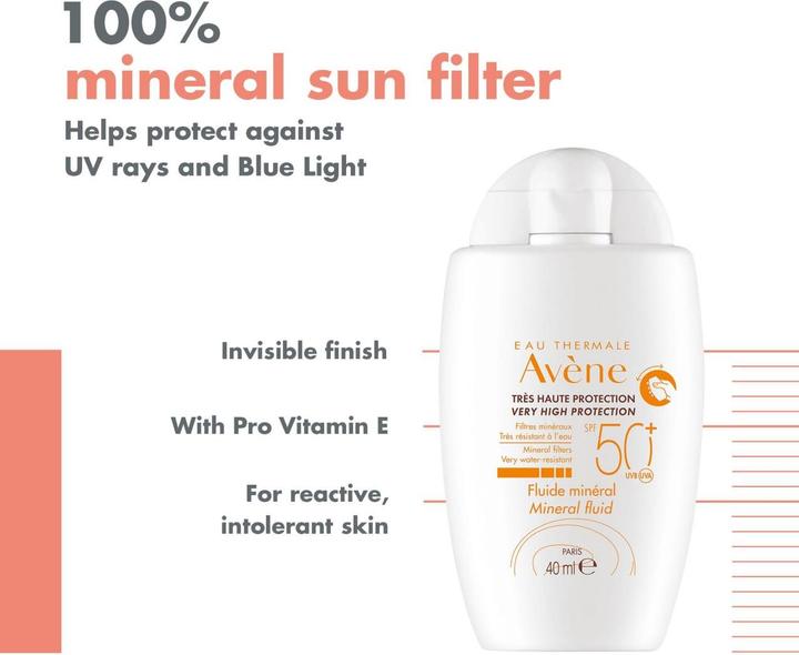 Immagine prodotto Avène Fluido solare (Crema solare, SPF 50+, 40 ml, 70 g)