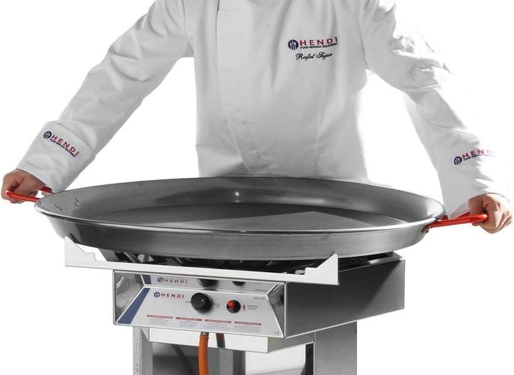 Image du produit Hendi Poêle à paella acier plat 800x50 mm (80 cm, Poêle à paella, Acier)