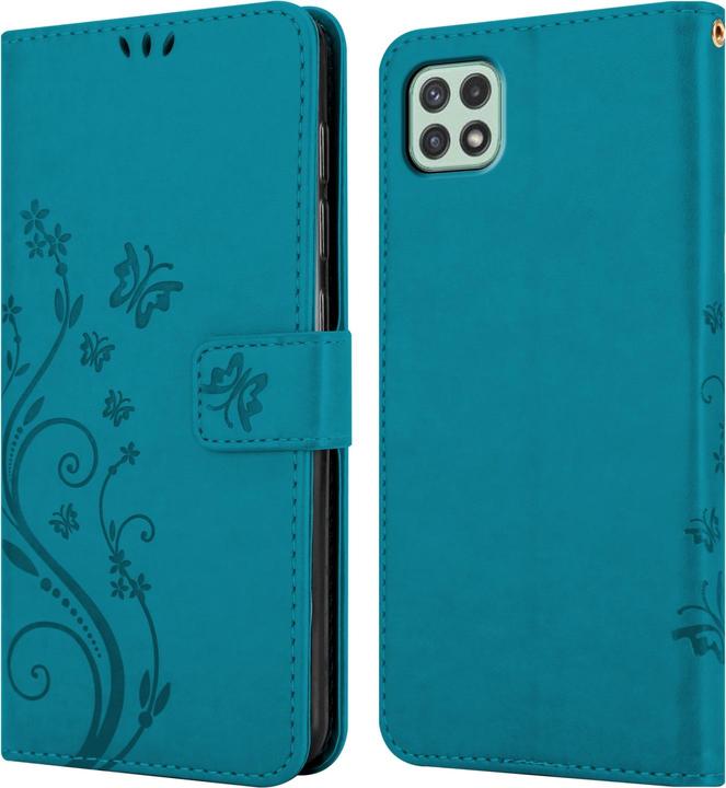Actual product image Cadorabo Flower Book cover (Samsung Galaxy A22 5G)
