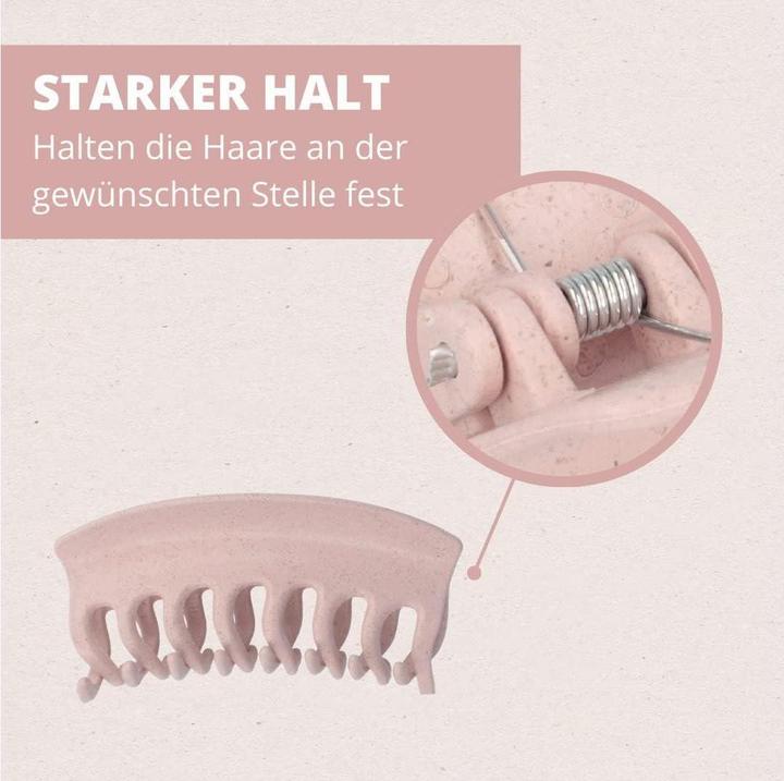 Image du produit Parsa Beauty Pince à cheveux PARSA Nature Love, rose Grand, 6 pcs, en paille de blé (6 pcs)