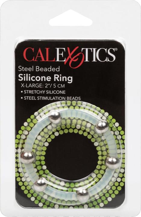 Produktbild CalExotics Steel Beaded Silicone Ring XL (5 cm)
