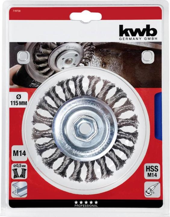 Actual product image kwb Aggresso washerb.115Mm/ M14