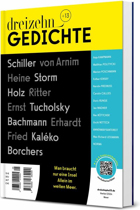 Immagine prodotto dreizehn +13 Gedichte (Tedesco, Katharina Pütter, Barbara Heine, Oliver Wurm, 2024)