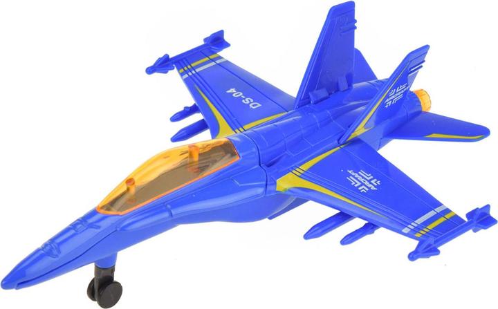 Actual product image Toi-Toys Retractable metal fighter aircraft