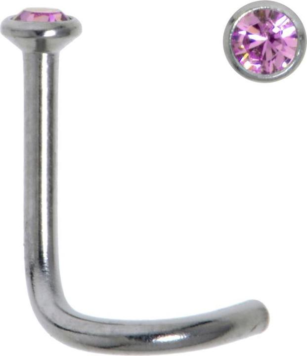 Actual product image Bijouteria Nose piercing (Stainless steel, Crystal)