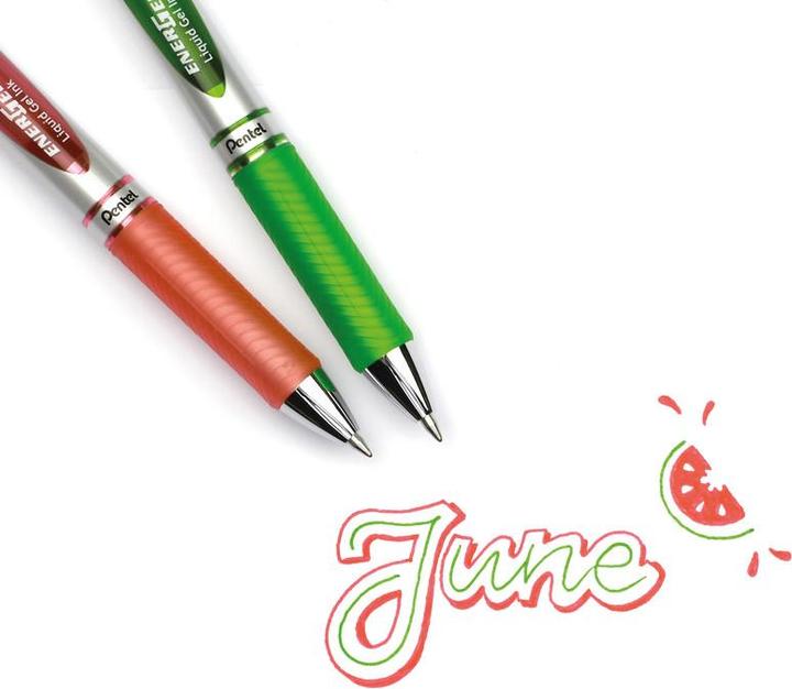 Actual product image Pentel EnerGel Xm Rétractable (Light green, 1 x)