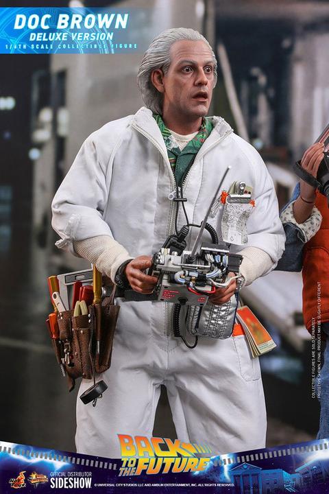 Produktbild Hot Toys Zurück in die Zukunft “Doc Brown – Deluxe Version” 1/6 Actionfigur