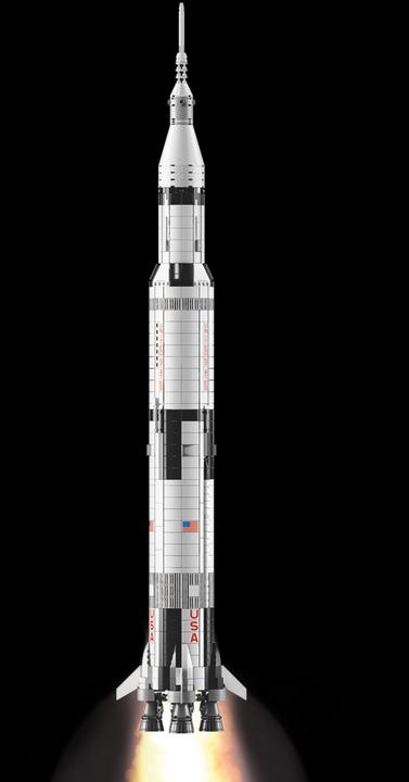 Immagine prodotto LEGO Saturno V Apollo della NASA (92176, LEGO Ideas, Set LEGO rari)