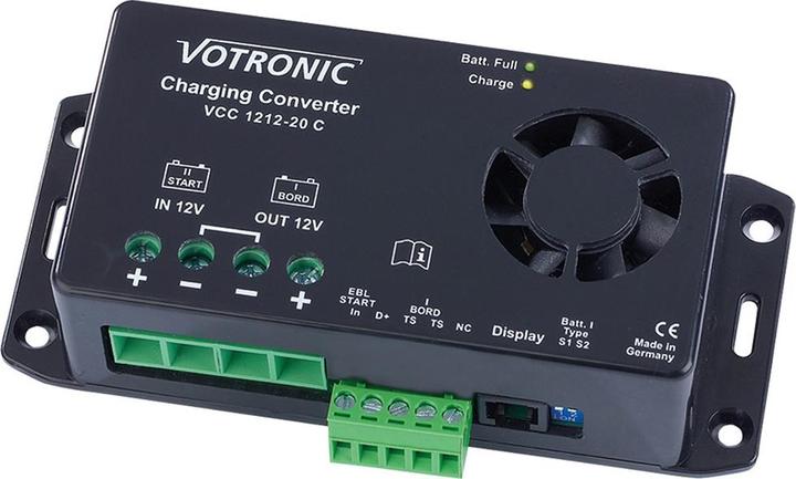 Produktbild Votronic 3321 VCC 1212-20 C 12V zu 12V 20A B2B Ladewandler (12V, 25 A)