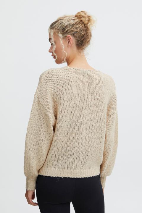 Actual product image B.young BYOMIRA VNECK JUMPER - 20811879 (M)