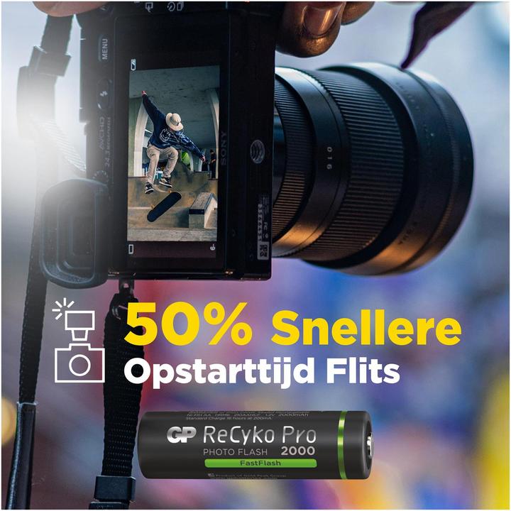 Produktbild GP Batteries ReCyko Pro AA/Mignon (4 Stk., AA, 2000 mAh)