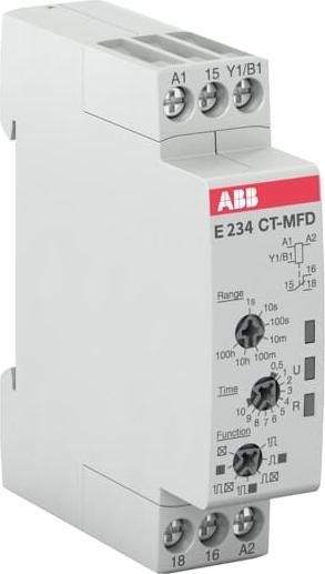 Actual product image ABB Multifunction Timing Relay E234CT-MFD 24-240VAC, 24-48VDC CT-MFD.12