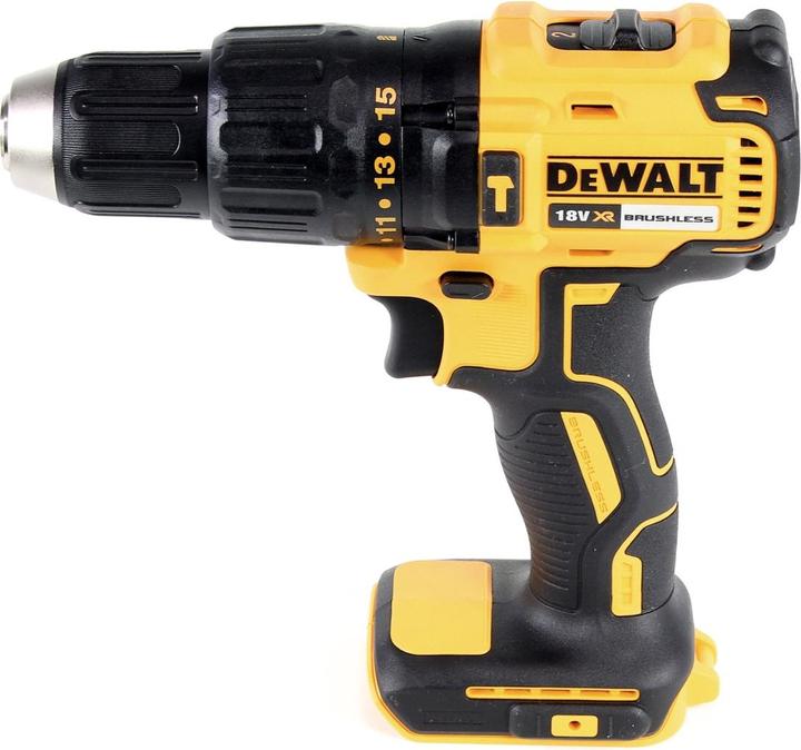 Actual product image DeWalt DCD 778 NT Battery impact drill 18V 65Nm + 1x battery 2,0Ah in TSTAK box - without charger (Rechargeable battery operated)