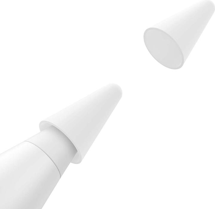 Actual product image Baseus Tablet Tool Pen Replaceble Silicone Tips (12 pcs) for Stylus Pen (Soft), White (ARBJ020002)