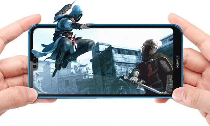 Actual product image Screenguard Huawei P20 Lite Full Screen Protective Glass Film 2.5D 9H (1 Piece, Huawei P20 Lite)