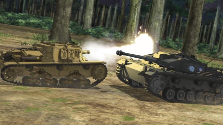 Actual product image Girls And Tanks-this Is The Real Anzio Battle-ova (Blu-ray, 2017, German)