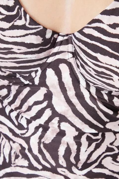 Produktbild Universal Textiles Zebradruck BügelBadeanzug Einteiler (70 K)