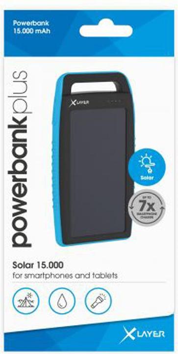 Image du produit Xlayer Chargeur solaire Powerbank (15000 mAh, 5 W, 55.50 Wh)