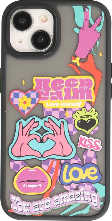 Immagine prodotto PhoneLook Copertura in gomma Blur Keep Calm trasparente (Apple iPhone 15)