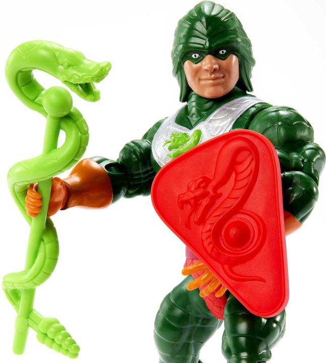 Actual product image Mattel Masters of the Universe Origins Actionfigur Deluxe King Hiss