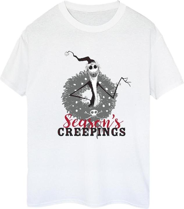 Disney The Nightmare Before Christmas Seasons Creepings Wreath TShirt (S)