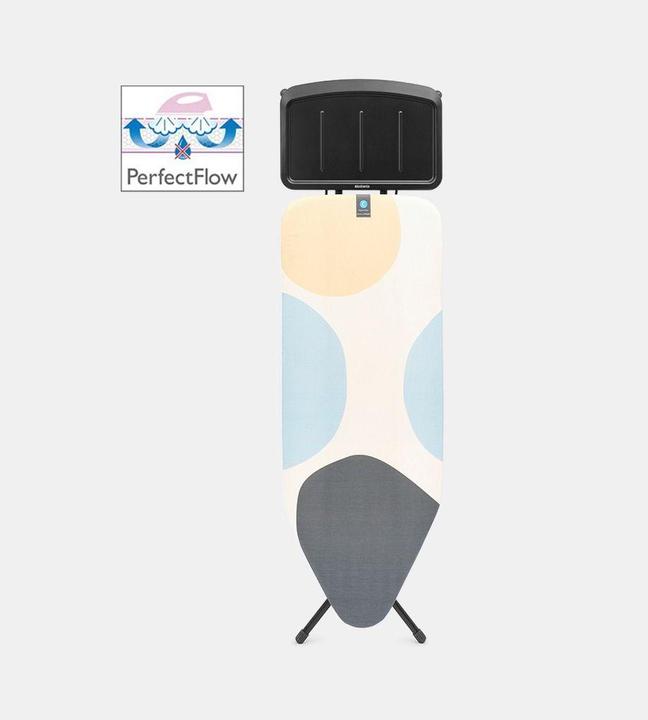 Immagine prodotto Brabantia Asse da stiro Spring Bubbles con ripiano per la stazione a vapore (124 x 45 cm)
