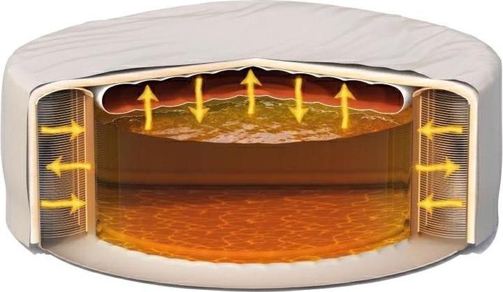 Immagine prodotto Intex PureSpa Bubble Massage Idromassaggio gonfiabile Ø196 x 71 cm - Sahara Tan